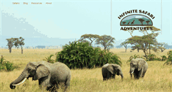 Desktop Screenshot of infinitesafariadventures.com