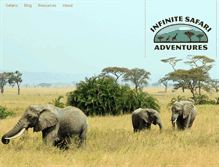 Tablet Screenshot of infinitesafariadventures.com